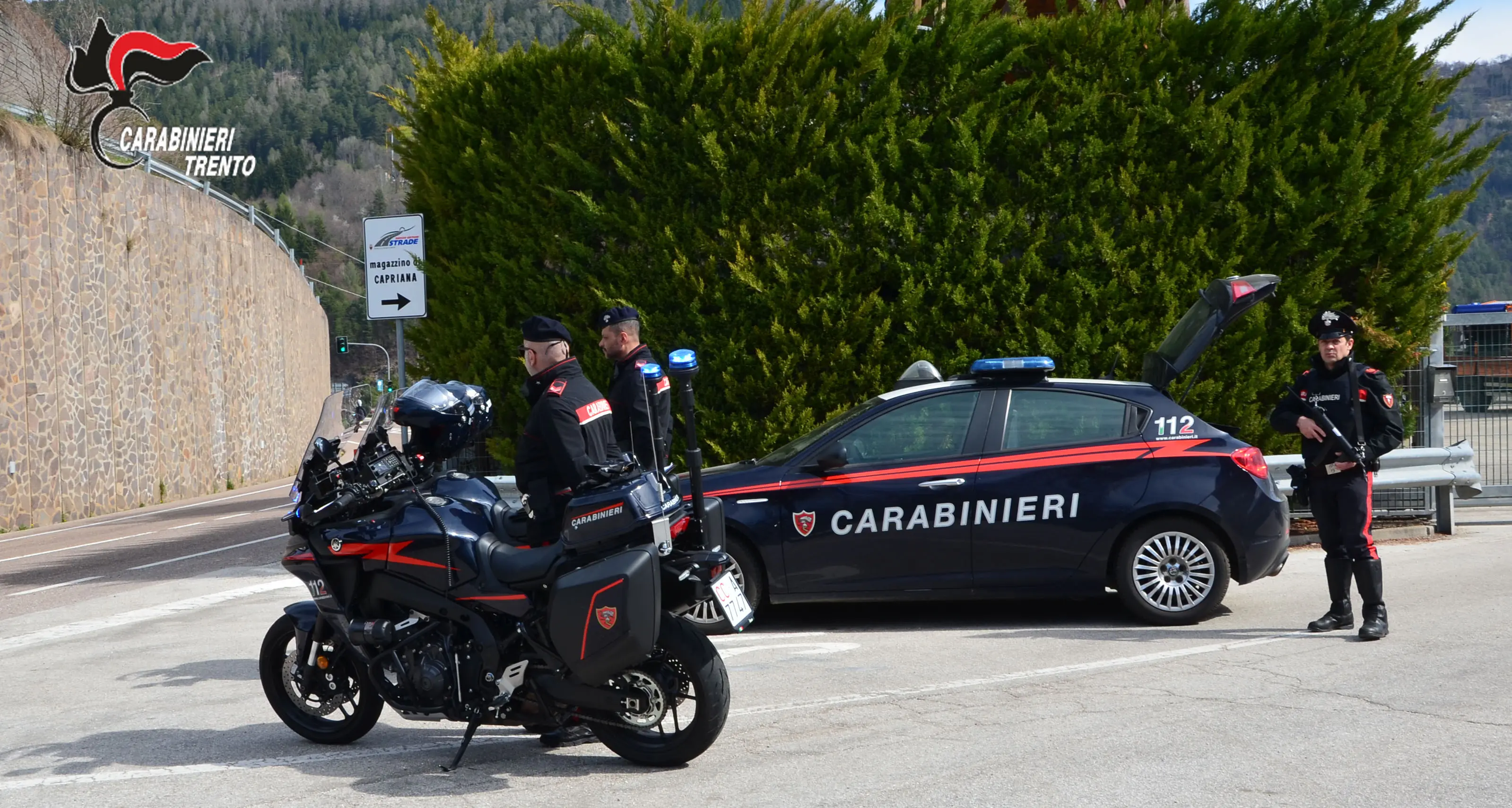 Inseguimento da Canazei a Nova Ponente: ubriaco rischia di travolgere i carabinieri