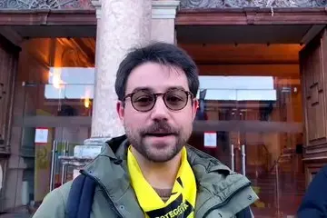 Marco Forza di Amnesty Trento: \"Qui per difendere il diritto alla protesta\"