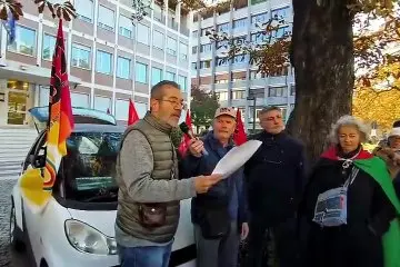 Il sindacato:  davanti al  Commissariato del governo: \"Stanchi di salari da fame, precarietà, diritti calpestati e guerra\"