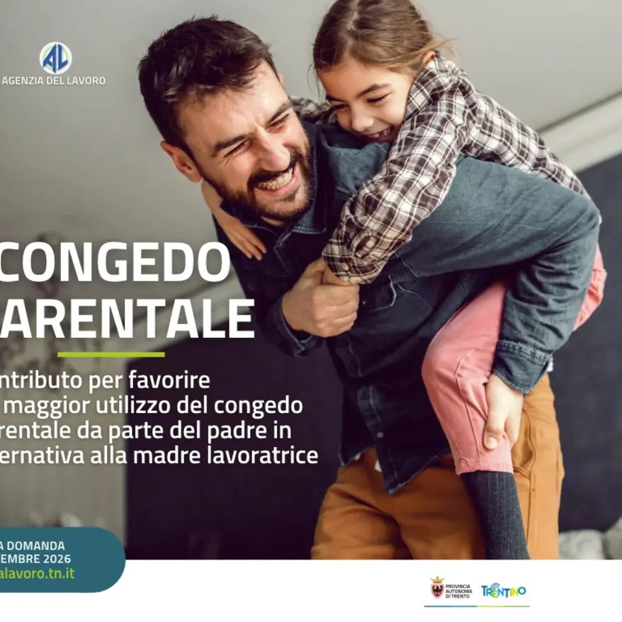 Congedo parentale, in Trentino un contributo ai padri che restano a casa con i figli: 4,5 milioni in tre anni