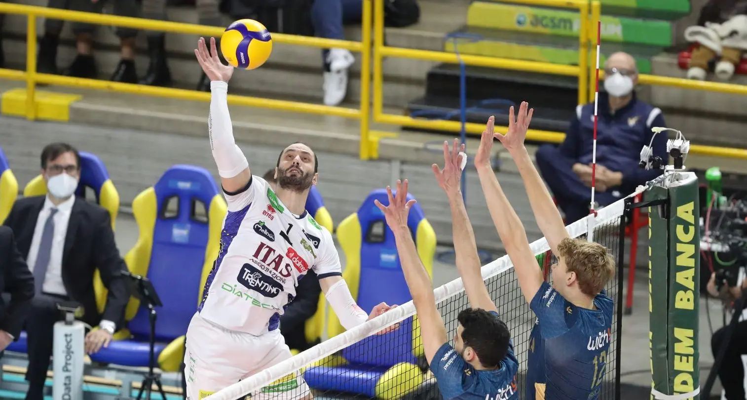 Niente da fare per l’Itas a Verona: trentini sconfitti per 3-2