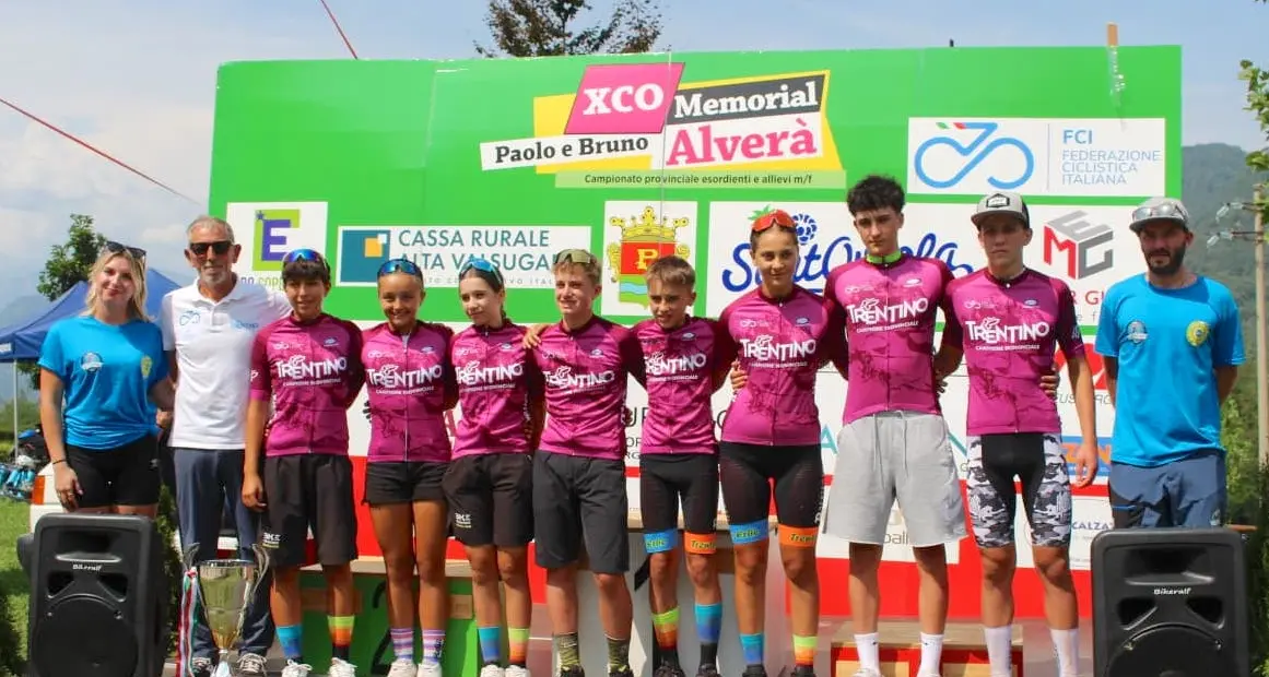 Incoronati a Pergine i nuovi campioni trentini del cross country Esordienti e Allievi