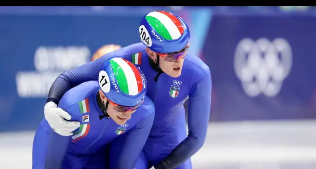 Milano Cortina: staffetta 5000 m short track, bronzo azzurri