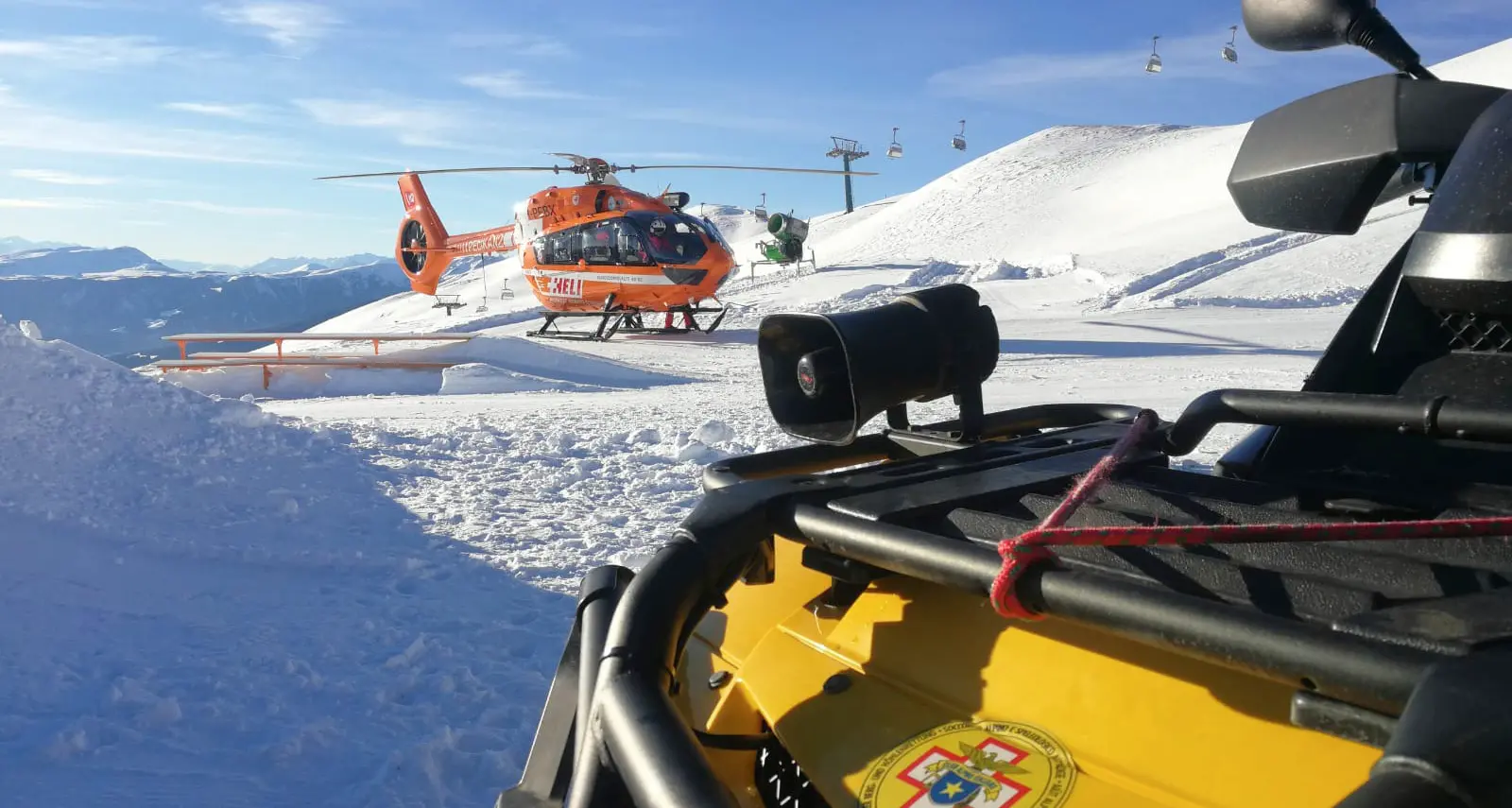 Valanga in Val Badia: un uomo e una donna quasi illesi dopo 300 metri nella neve