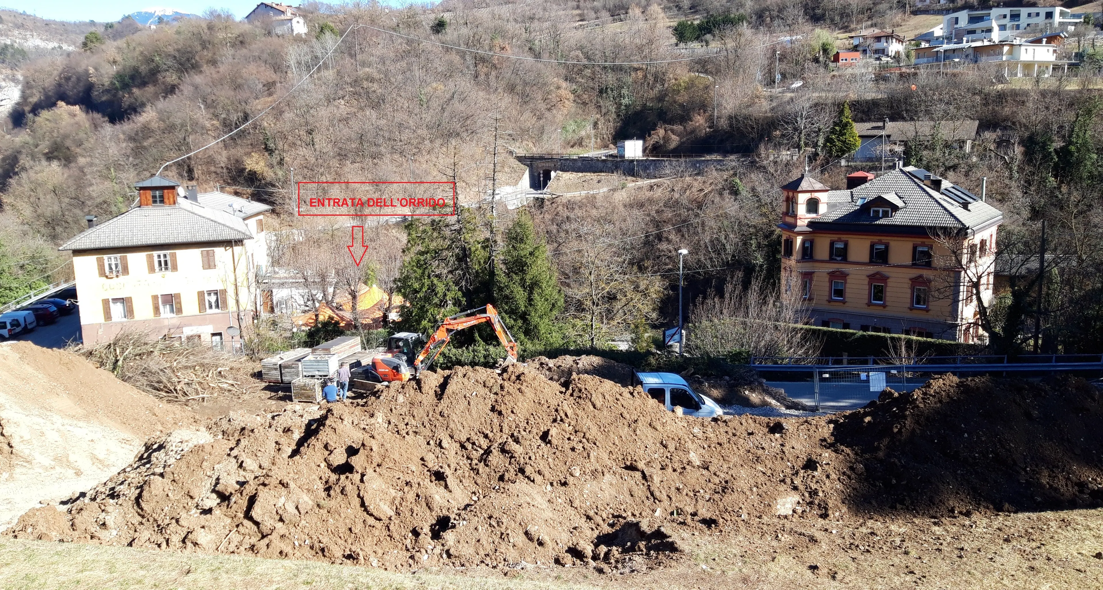 L'Orrido di Ponte Alto piace, ma serve un parcheggio, ruspe al lavoro a Cognola