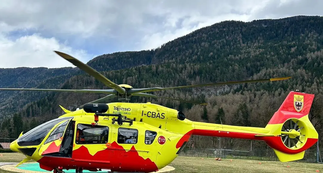 Alpinista precipita dal Piz Galin, recuperato dal Soccorso Alpino, in volo al Santa Chiara