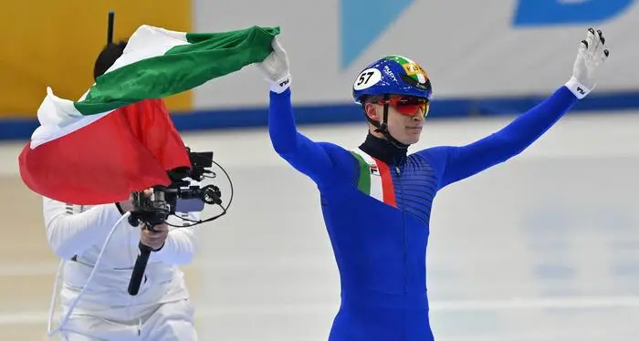 Short track, il trentino Sighel domina nei 1.500 e 500 metri agli Assoluti Italiani