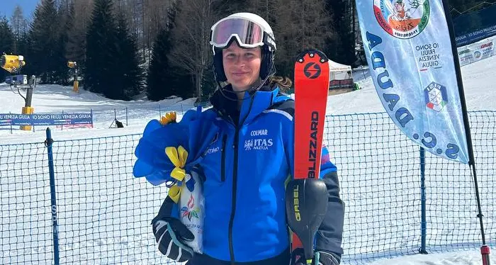 La trentina Marta Giaretta campionessa italiana di slalom speciale Aspiranti