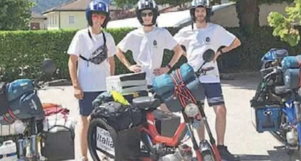 Dalla Bassa Valsugana fino a Pachino in motorino: 2.500 chilometri in una settimana