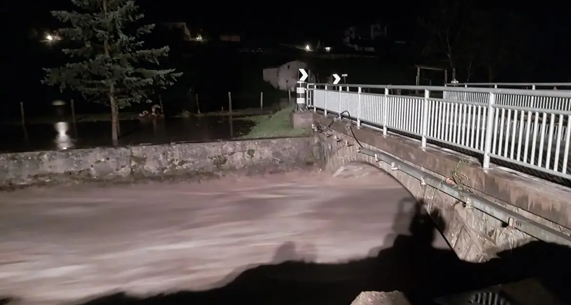 Piogge, Trento-Malé interrotta in Rotaliana per ragioni di sicurezza