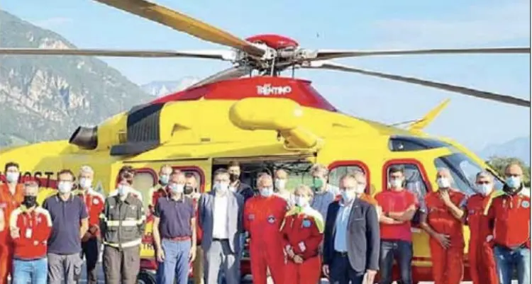 Nucleo elicotteri dei Vigili del fuoco permanenti, ora operativo un solo mezzo. Veneto e Bolzano in copertura