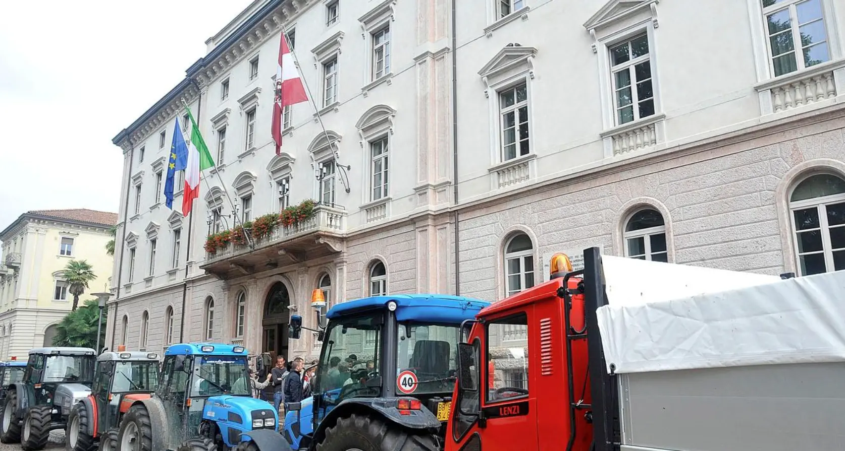 Protesta con corteo dei trattori in città, occhio alla viabilità stamattina a Trento