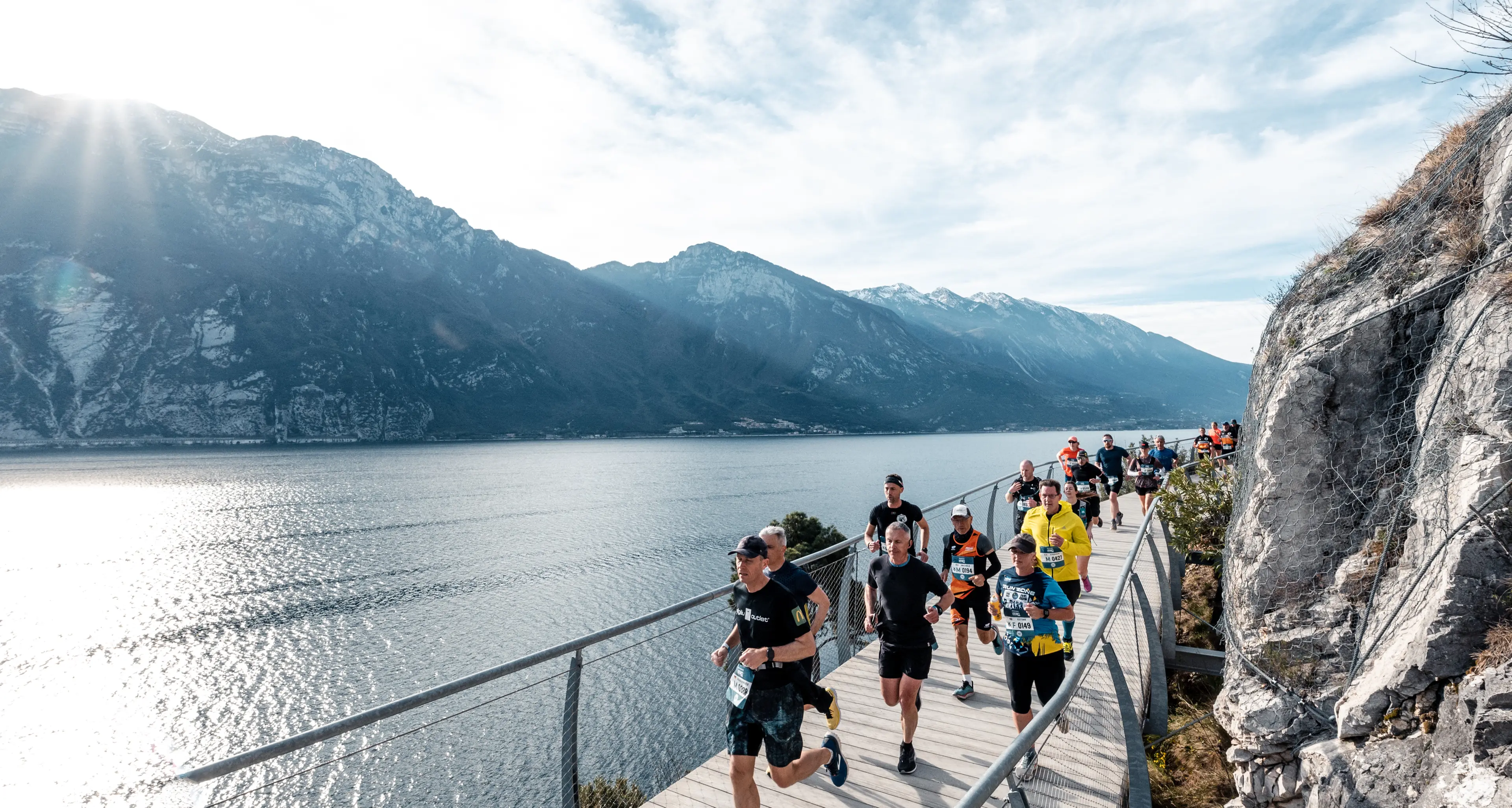 La «Lake Garda 42» porta le firme di Enrico Bartolotti e Jackie Stretton in un panorama mozzafiato