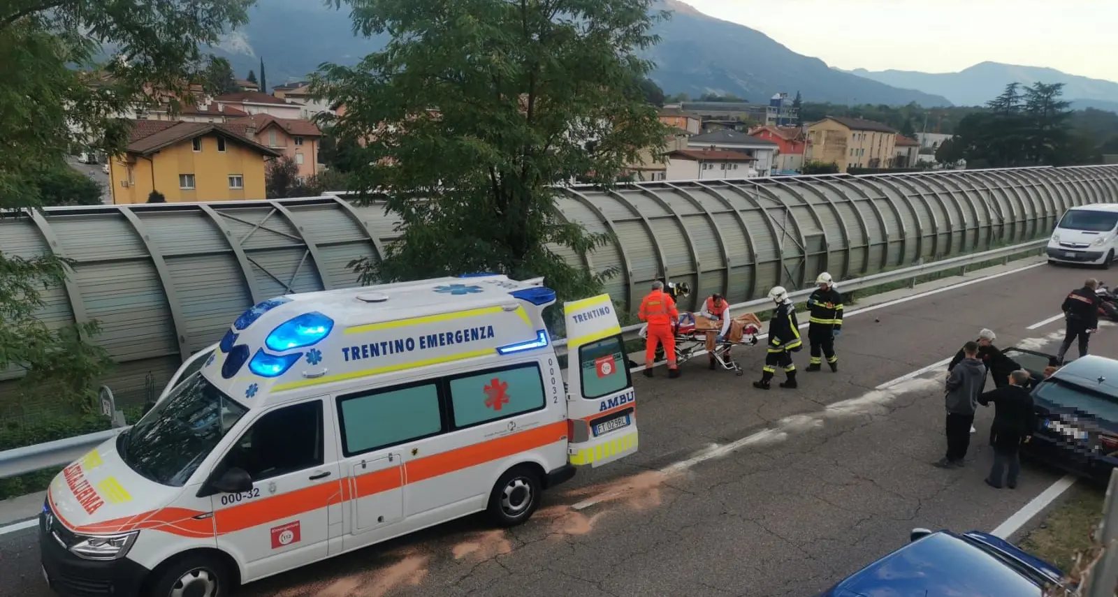 Incidenti in moto a Volano e Isera, due feriti
