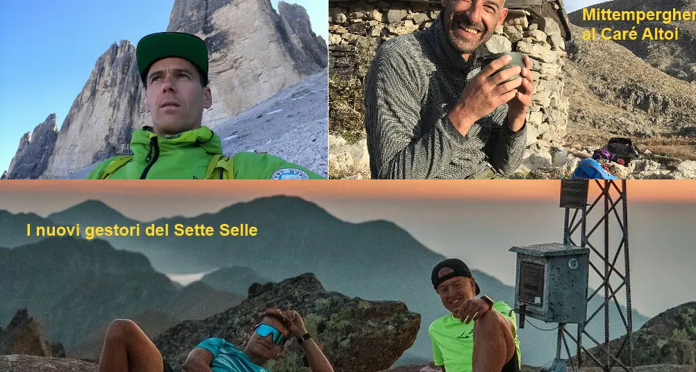Tre rifugi storici della Sat al via con le nuove gestioni: Caré Alto, Mandron e Sette Selle