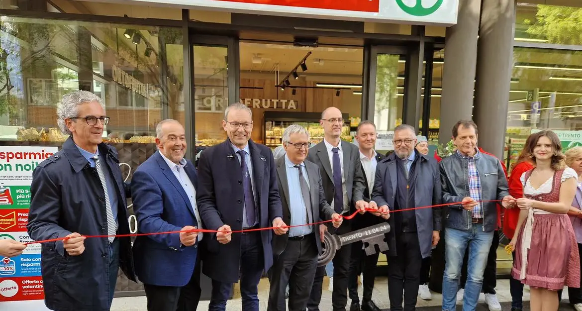 Aperto il nuovo supermercato Despar a Trento: il punto vendita darà lavoro a nove dipendenti