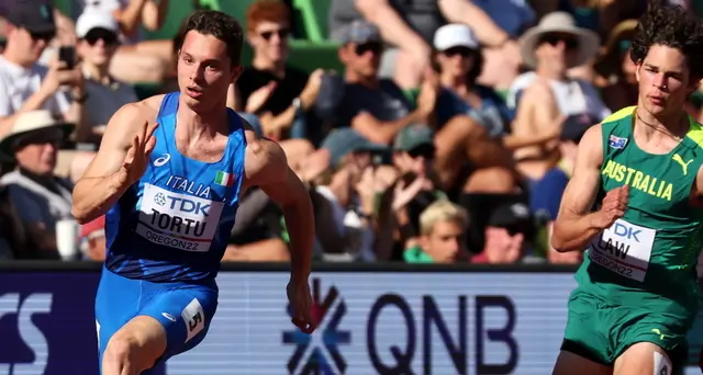 Mondiali atletica: Tortu in semifinale 200 m., Desalu fuori