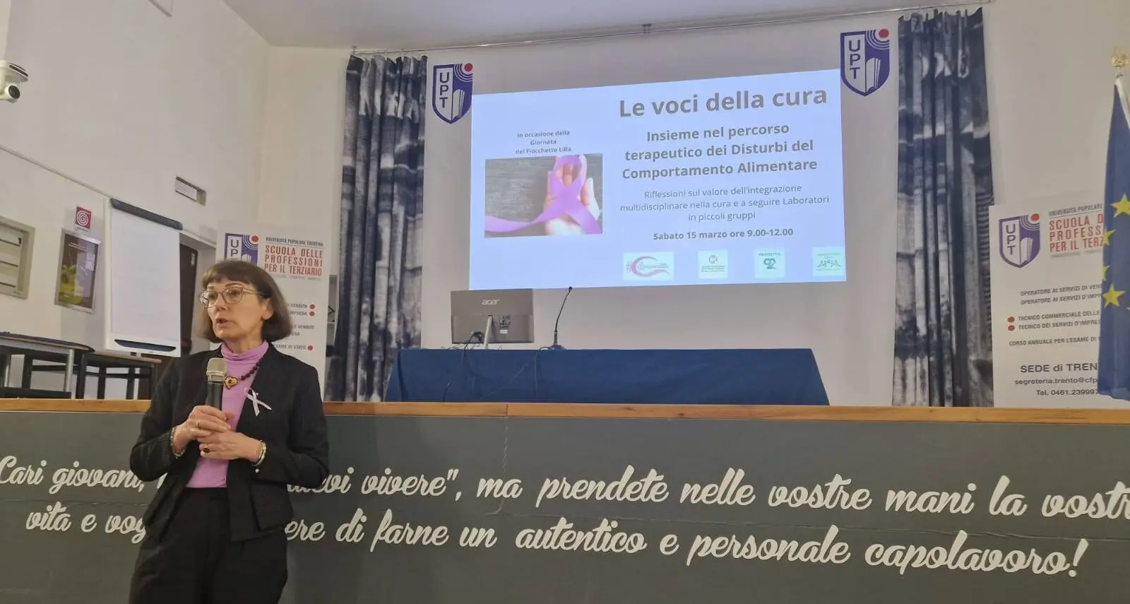 Trento, il Convegno nella Giornata del Fiocchetto Lilla: “Insieme nel percorso terapeutico dei disturbi alimentari”
