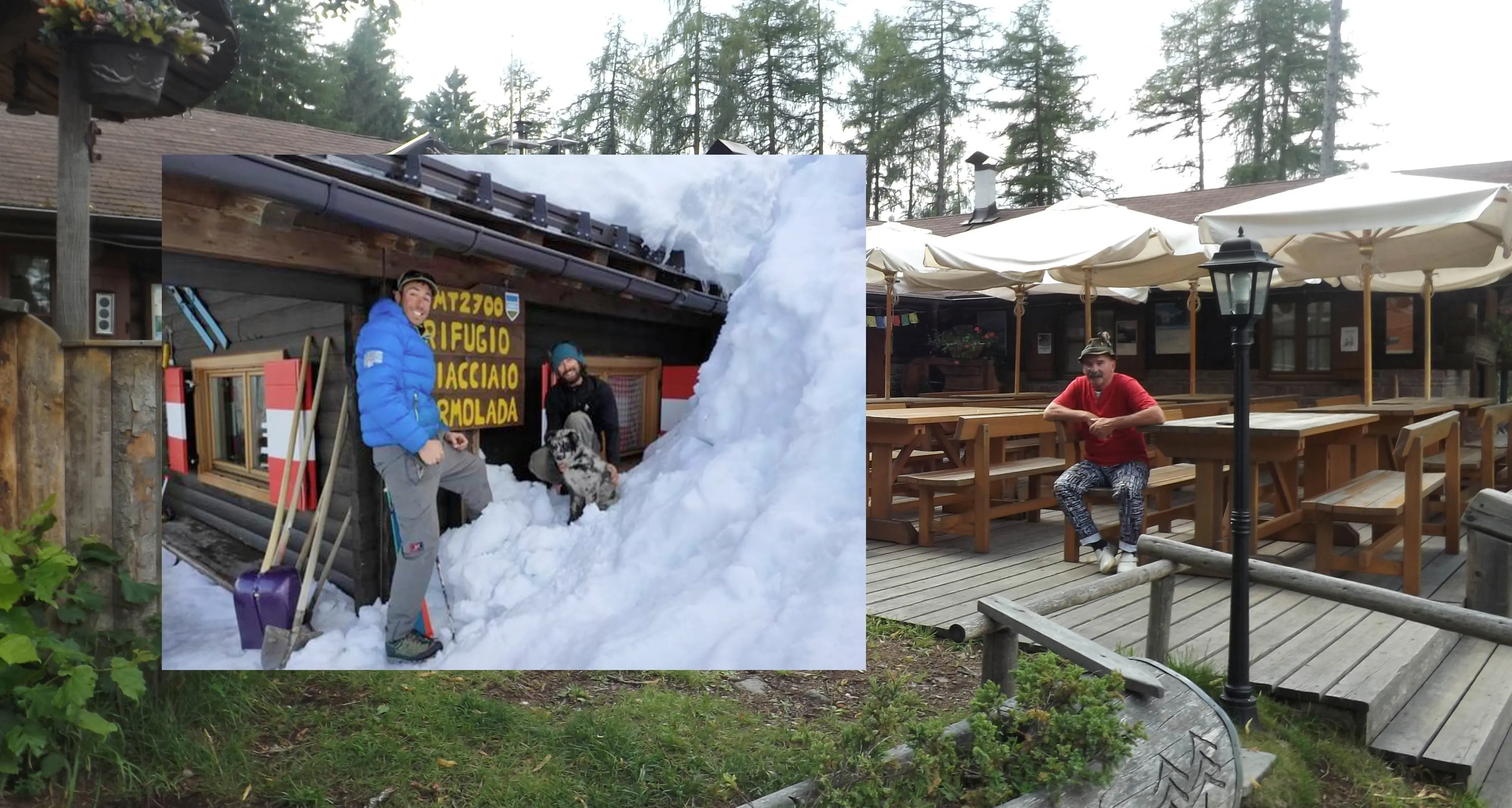 Rifugio Potzmauer, ultimi giorni per «Rob» Leonardi: nuova gestione con i giovani Stefano e Sirio che vengono dalla Marmolada