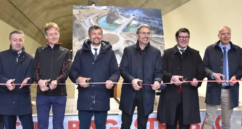 Andare in Val Badia è più facile: inaugurato oggi il nuovo tunnel a Sebato