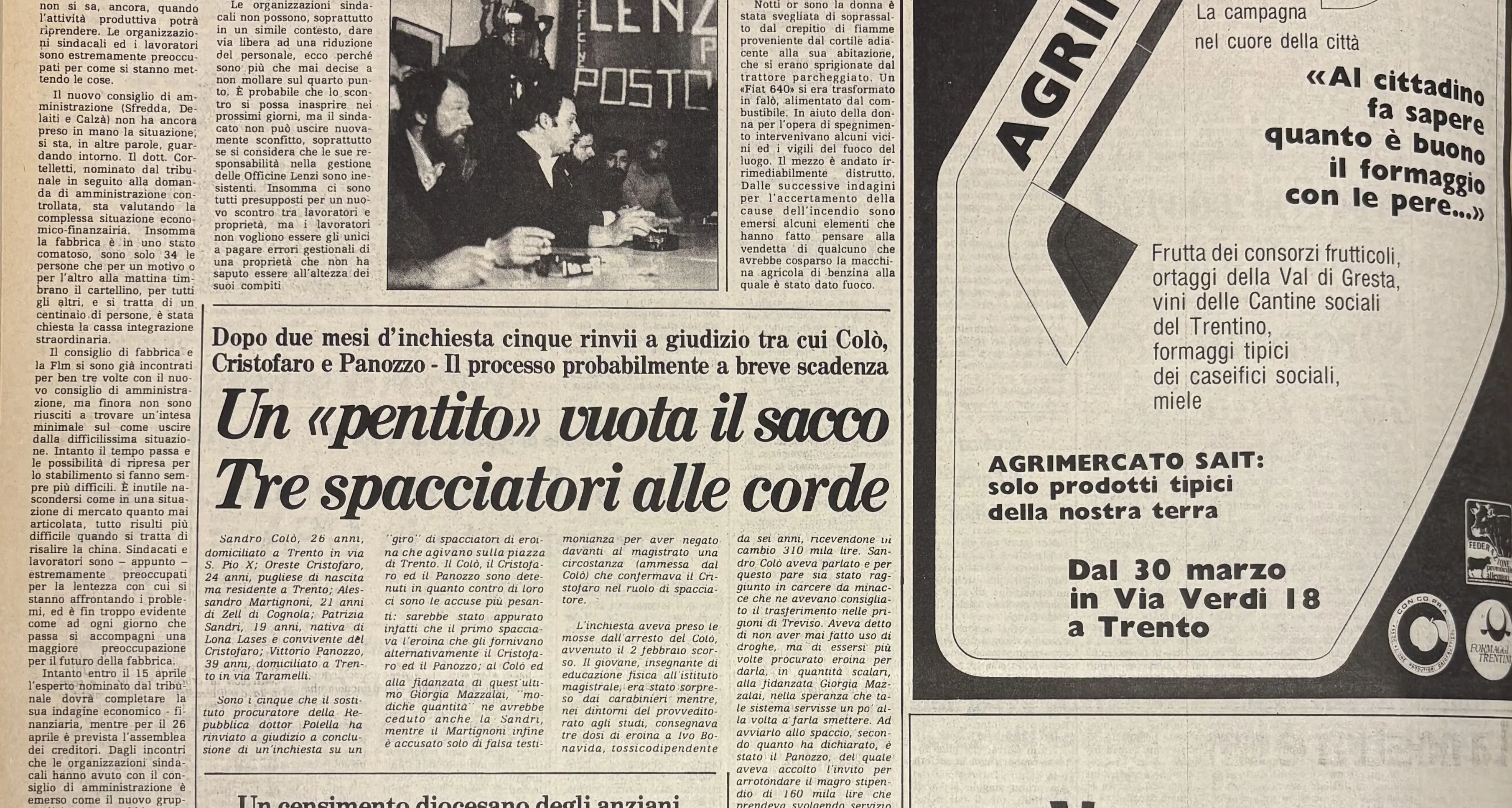 Lenzi chiuse da un mese, futuro sempre più nero