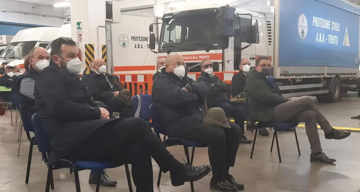 Missione in Moldavia e Covid, il grazie del presidente Fugatti ai Nucleo Volontari Alpini