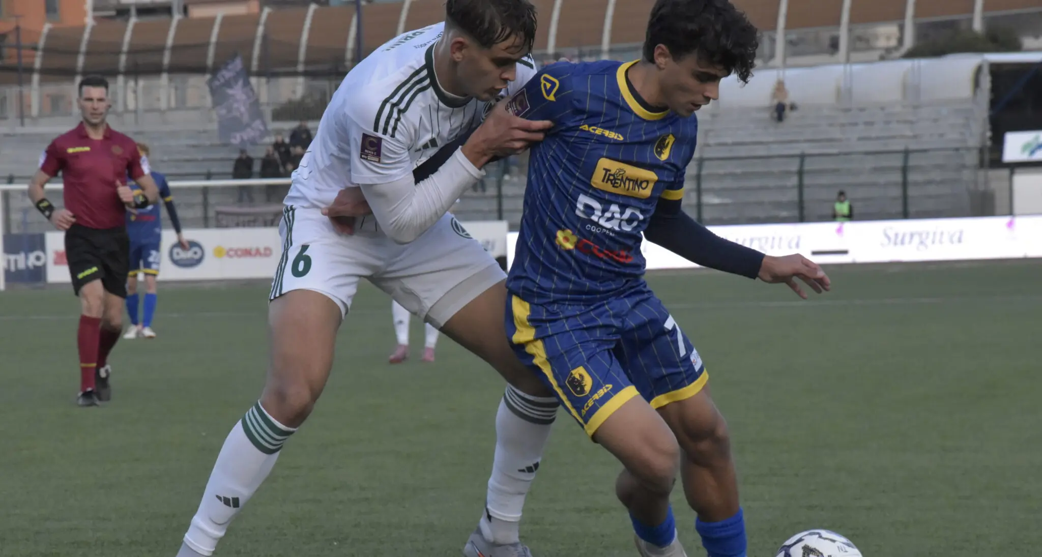 Missione compiuta per il Trento: Dolomiti Bellunesi battute per 2-0