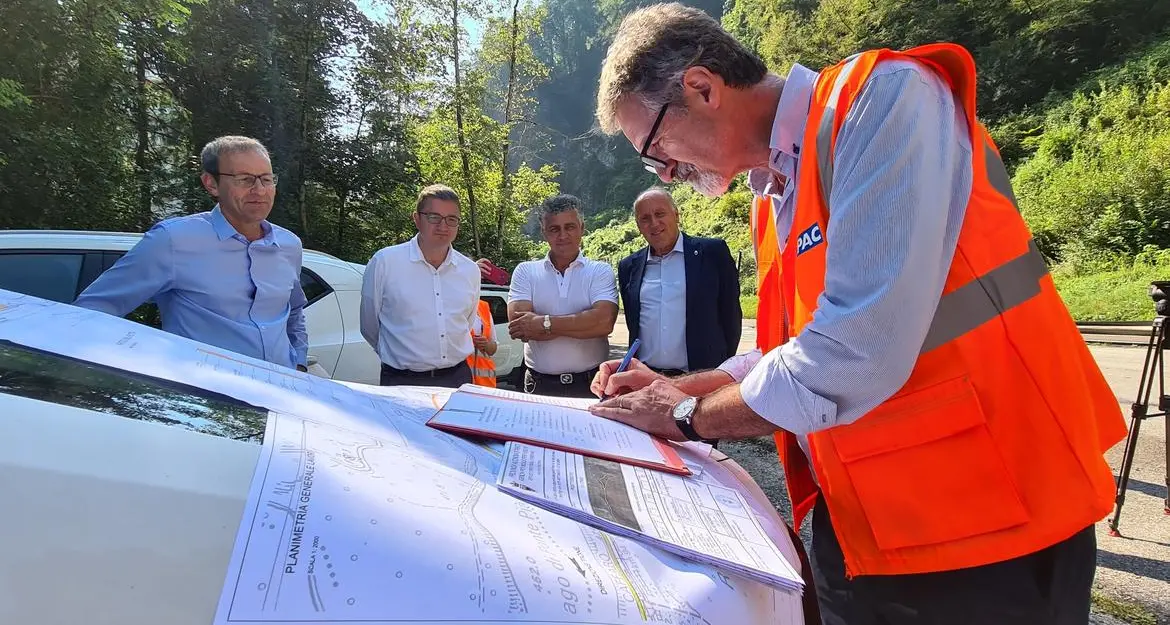 Consegnati lavori per la galleria di Ponte Pià nelle Giudicarie: spesa di 34 milioni di euro