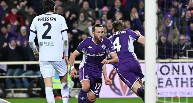 Serie A: Fiorentina-Cagliari 1-2