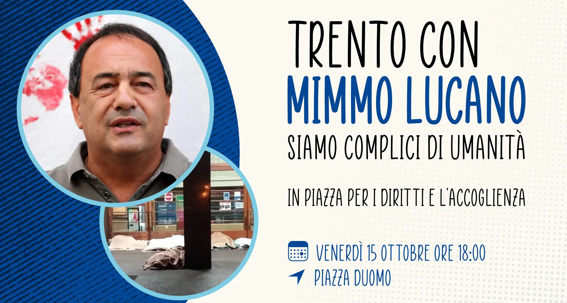 Venerdì Trento in piazza per Mimmo Lucano, dalle Acli all’Arci moltissime adesioni