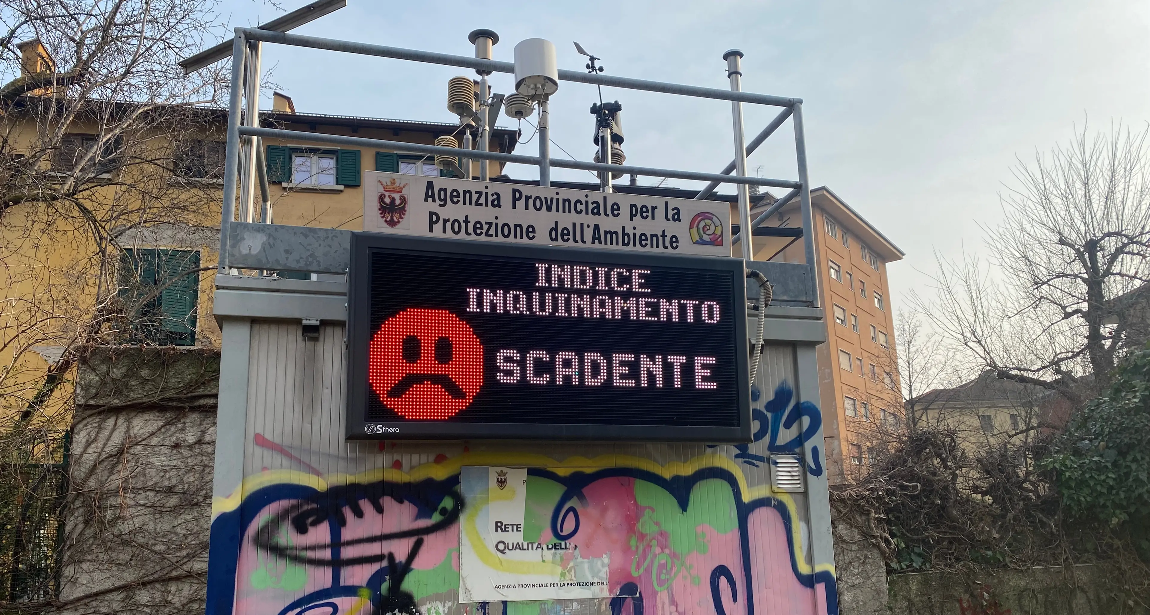 Anche oggi smog alle stelle: a Trento, Rovereto e Borgo Valsugana sforamenti dei limiti e allerta \"rossa\"