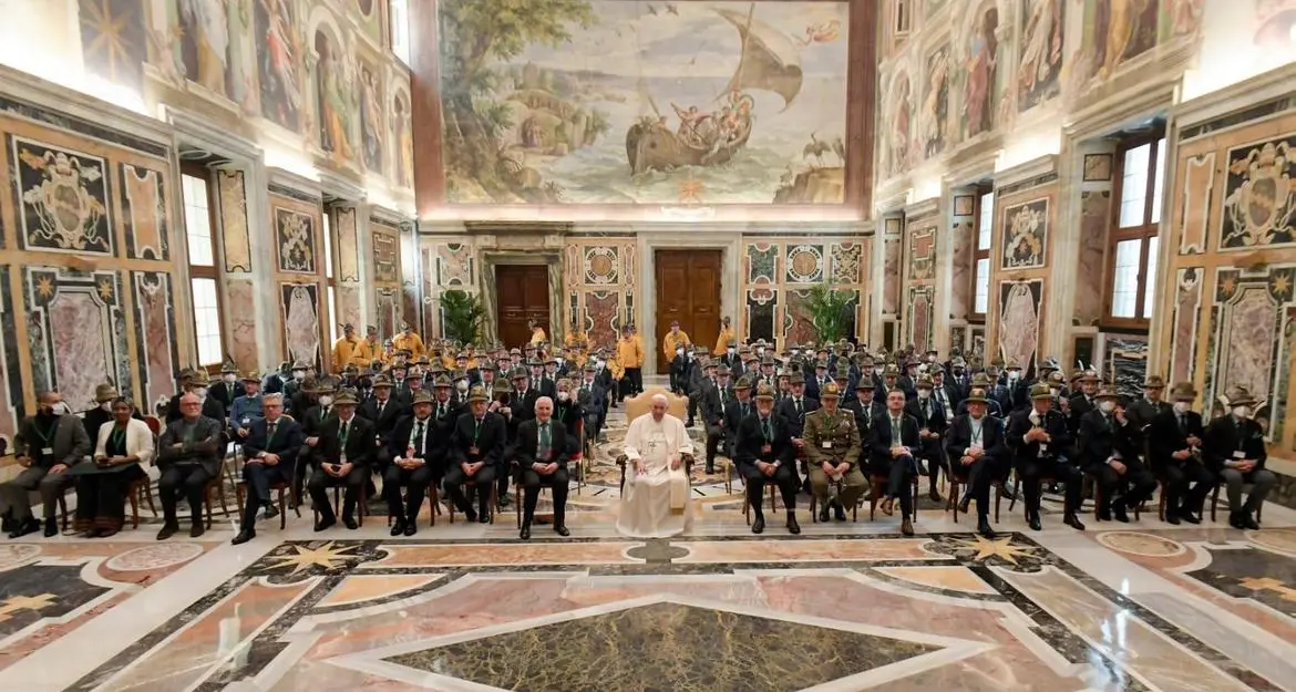 Gli alpini dell’Ana ricevuti in udienza dal Papa, c'era anche la delegazione trentina