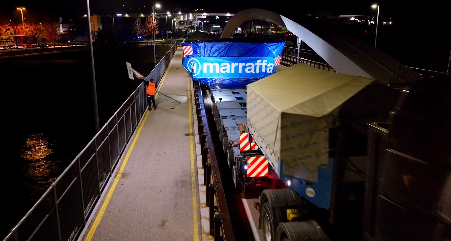Bypass ferroviario di Trento: già arrivata - in segreto - la prima fresa gigante, in A22 di notte