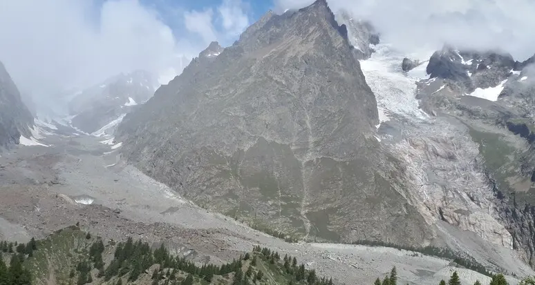 Il Monte Bianco è calato di oltre due metri in due anni