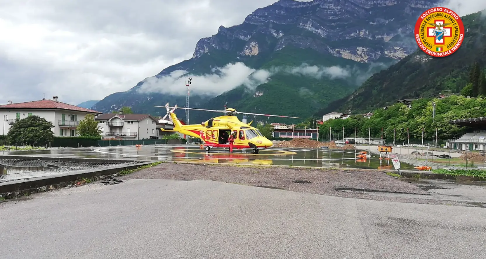 Scivola sulla ferrata Gerardo Sega di Avio, soccorso dall'elicottero un escursionista della Repubblica Ceca
