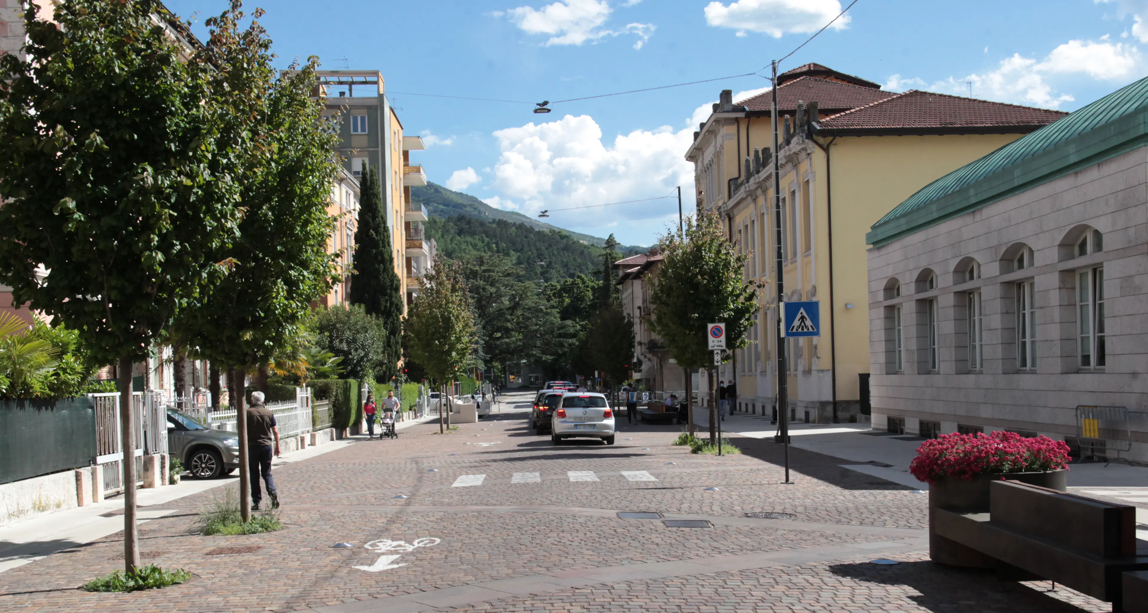 Rovereto, «rivoluzione» stradale, entro l’estate via Dante e via Fontana solo pedonali