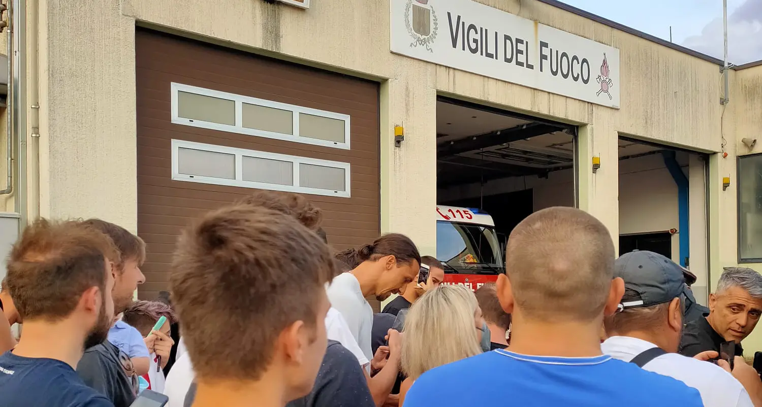 Al campetto di Fornace si presenta Zlatan Ibrahimovic