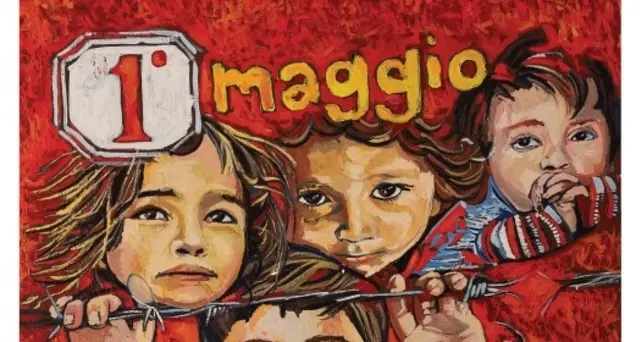 Primo maggio: manifesto d'autore dedicato alla pace per Cgil