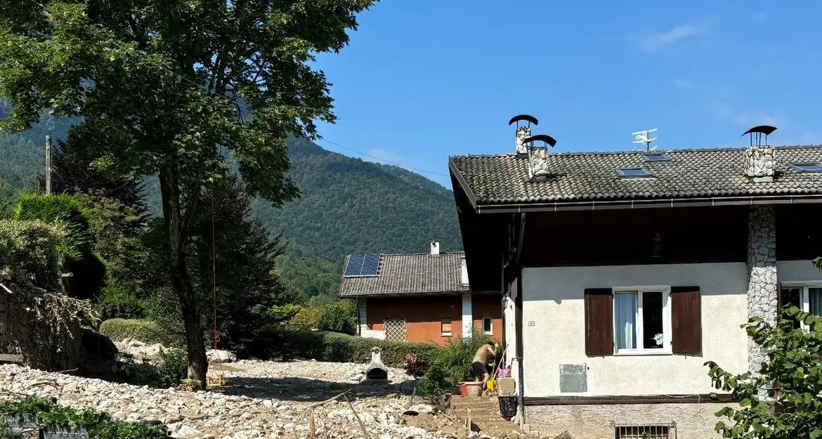 Mattarello e Vigolo Vattaro, al lavoro per tornare alla normalità dopo le colate di fango e detriti