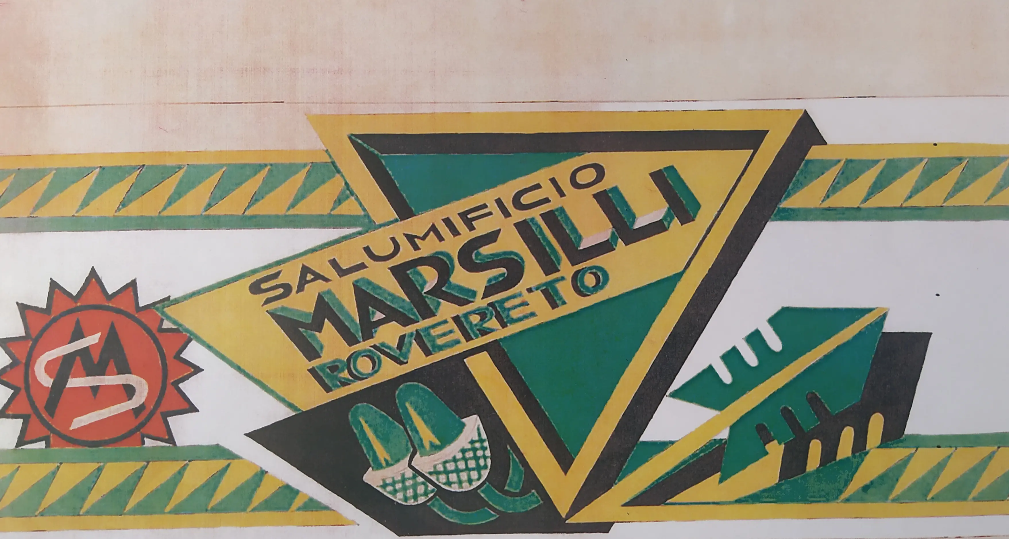 Quando Depero disegnò il marchio dei salumi Marsilli (che non piacque e non fu usato)