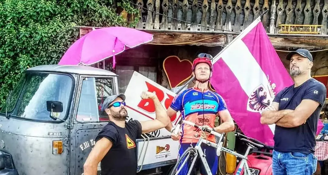 Da Vigo Meano, 33 ore di Tour del Trentino, con un’Ape, una bici e un motocarro Guzzi Ercole
