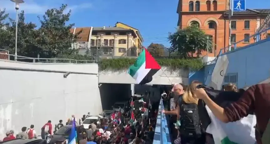 Sciopero per Gaza, ottomila le persone che hanno manifestato per le vie di Trento