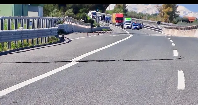 Frana in Molise: riattivata dopo forti piogge, il fronte è lungo oltre 4 km