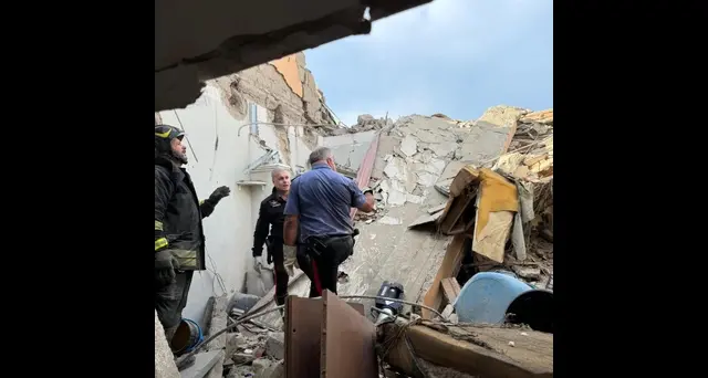 Crollo palazzina:dolore a Saviano, 'sembrava il botto di un jet'