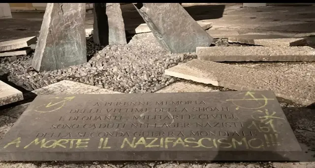Giornata Memoria: a Verona imbrattato monumento Shoah