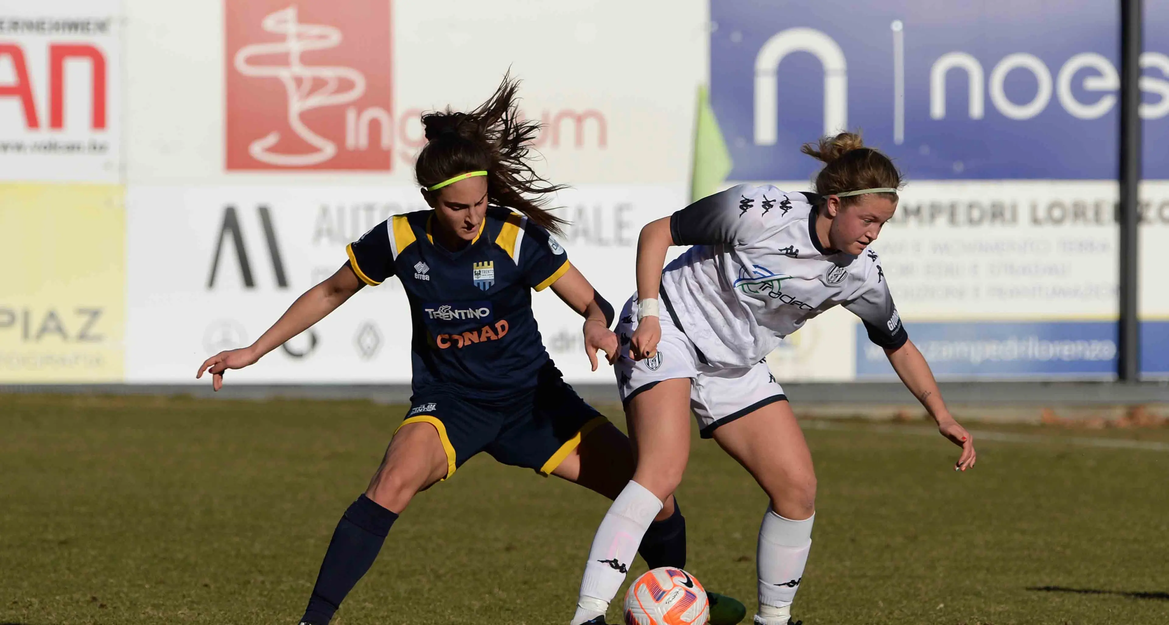 Niente da fare per il Trento Calcio Femminile, al Briamasco subisce tre reti dal Cesena