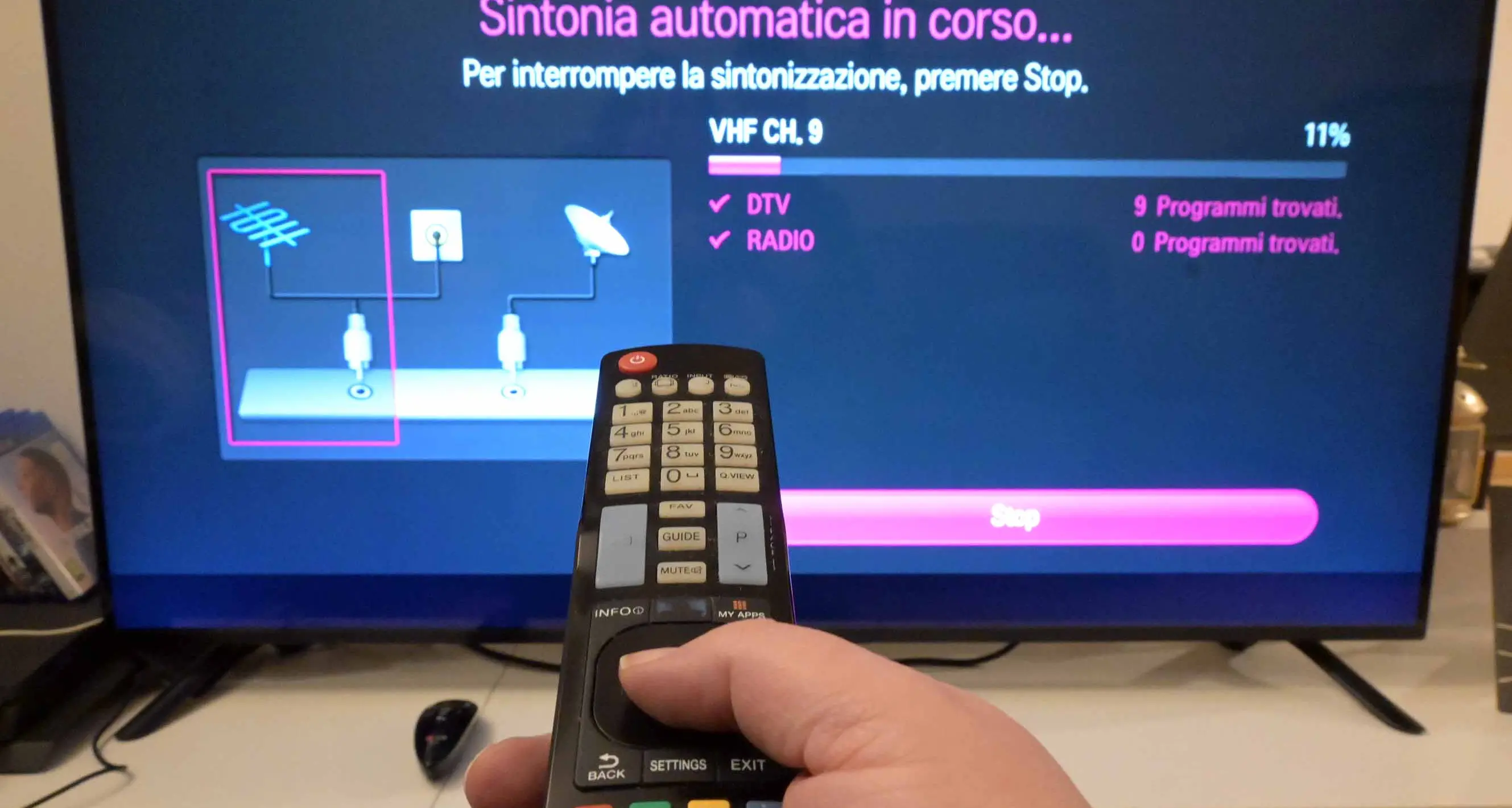 Non vedete più i canali Rai? E’ il nuovo digitale terrestre, occorre risintonizzare il televisore: ecco come si fa