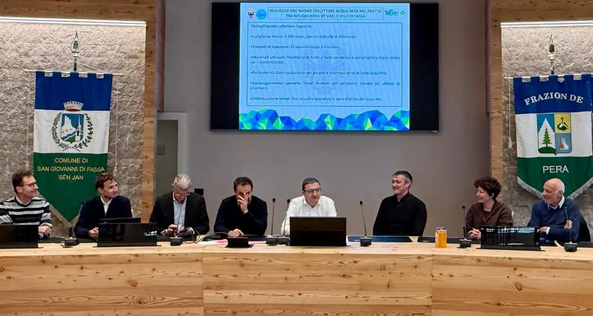 Rifugio Roda de Vael, terminati i lavori al collettore delle acque nere