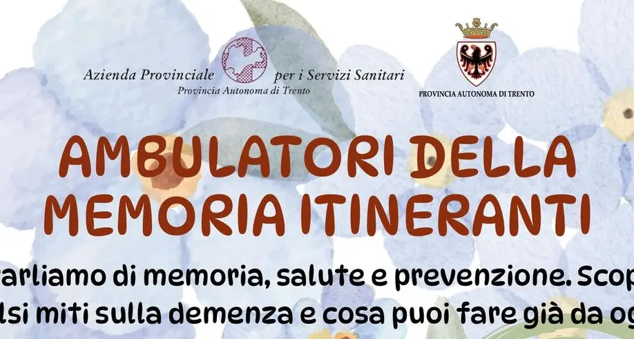 Mese dell’Alzheimer: ambulatori itineranti della memoria