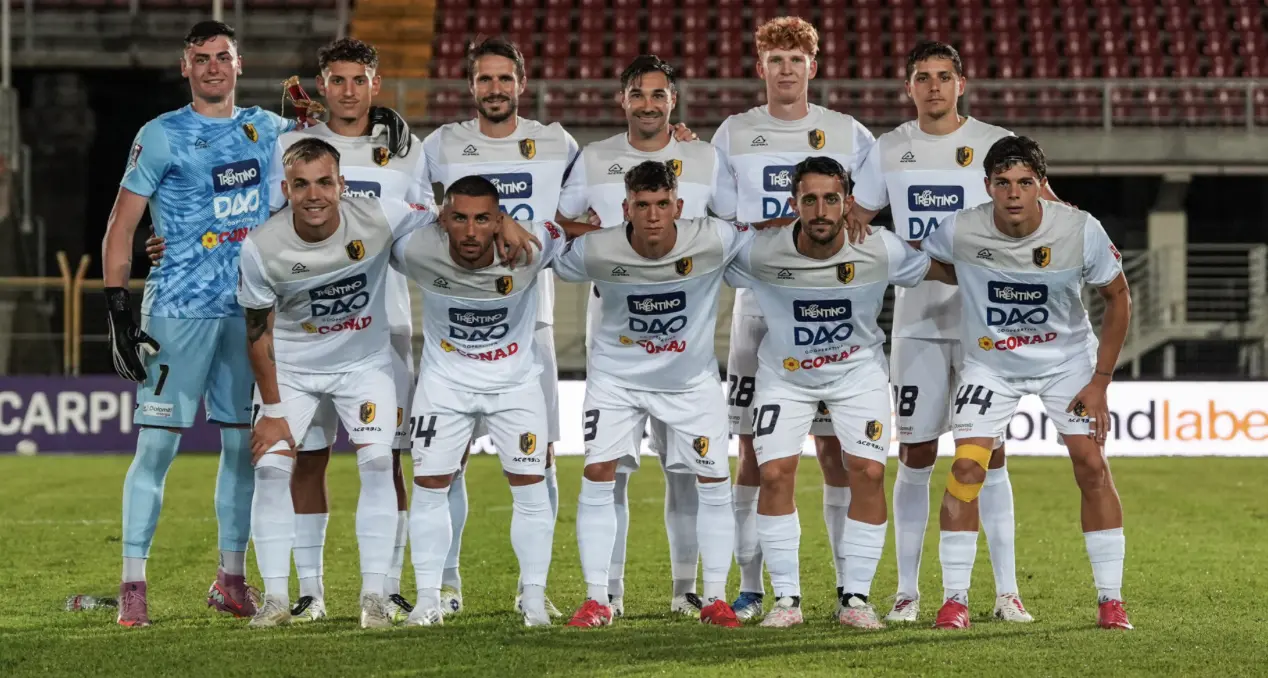 Coppa Italia: Trento eliminato ai rigori, il Carpi passa al secondo turno